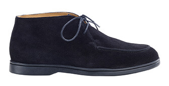 Bottines casual homme Velours Noir - SERENOA