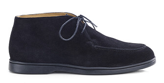 Bottines casual homme Velours Noir - SERENOA