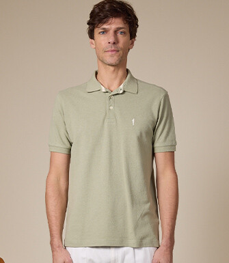 Polo homme Vert Tilleuil - ADGER