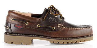Chaussures bateau homme cuir Marron Foncé - BOCA RATON II