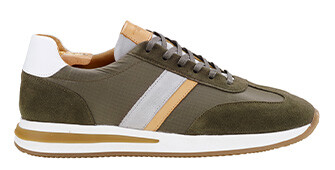 Sneakers homme Kaki et Chamois - KEILIRA