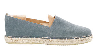 Espadrilles homme Velours Eucalyptus - LIPARI