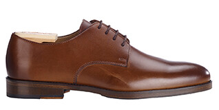 Derbies homme Châtaigne Patiné - DOVER II PATIN