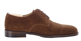Derbies homme Velours Havane - DOVER II PATIN