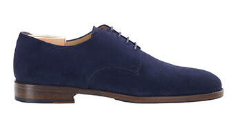 Derbies homme Velours Marine - DOVER II PATIN