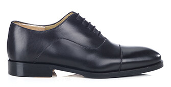 Richelieu homme Noir semelle cuir avec patin - GRAKLEY
