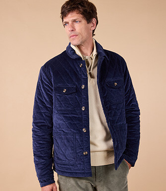 Veste Matelassée en Navy - FILIBERT