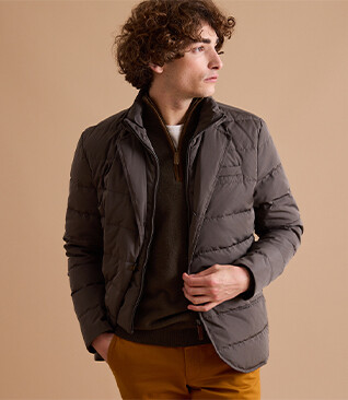Veste matelassée homme Chocolat - OLSON III