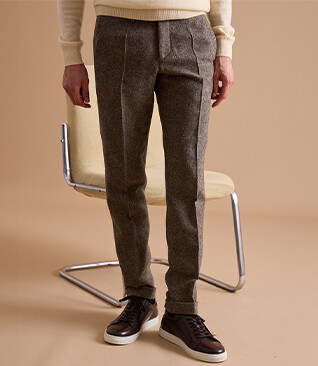 Pantalon habillé homme Kaki clair - LAURIAN