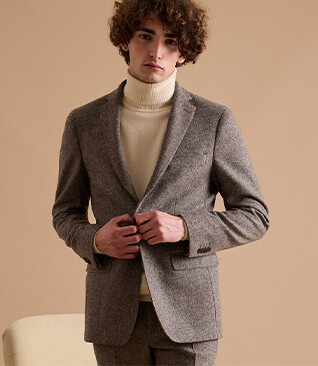 Blazer homme Kaki clair - LAURIAN