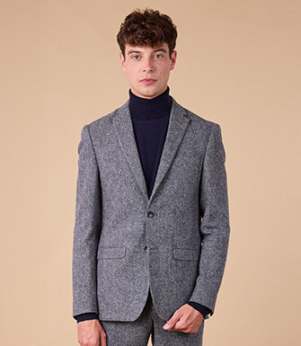 Blazer homme Gris Bleu - LAURIAN