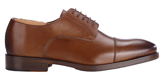 Derbies homme Châtaigne Patiné - MAYWELL PATIN