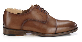 Derbies homme Cognac Patiné - MAYWELL PATIN
