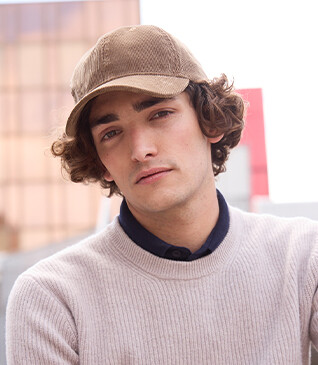 Casquette homme Velours Kaki - BRADWELL II