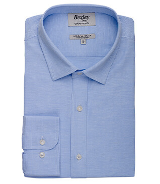 Chemise coton lin Bleu Ciel  - THEONEL