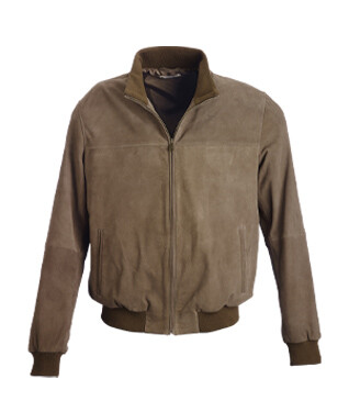 Blouson Velours Cacao - 100% Cuir  - SEAVER