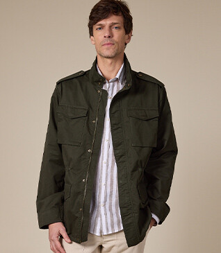 Veste de combat Vert Foncé - Coupe Ajustée - RUFINIEN