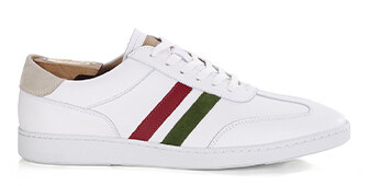 Sneakers homme Blanc Vert et Rouge - VERONA