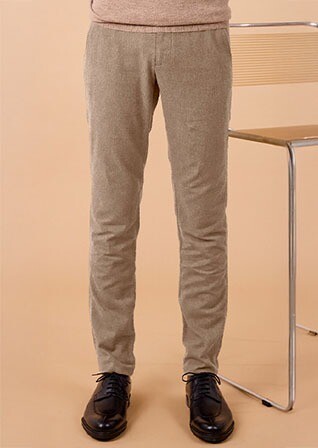 Pantalon Chino Homme - Beige Chiné - NEIL