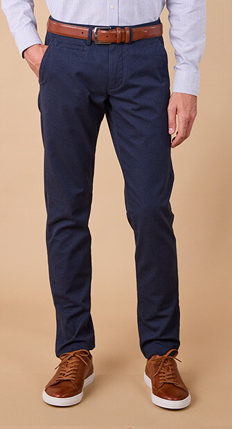 Chino Homme - Chevron Navy - JORDEN