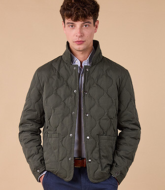 Doudoune Matelassée en Vert Foncé - NORSTEN