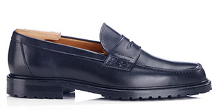 Mocassin pour Homme en cuir Noir - DOWARD GOMME