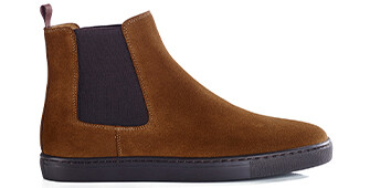 Chelsea Sneakers Boots - Velours Chamois - NATURI