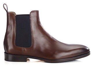 Chelsea boots homme - Châtaigne Foncé Patiné - STANHIGH PATIN