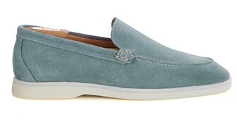 Mocassin homme - Velours Eucalyptus - MANASOTA III