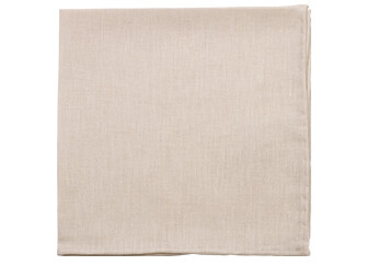 Pochette en Chambray Écru Coton et Lin