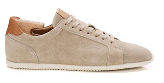 Sneakers homme - Velours Beige - TARILTA