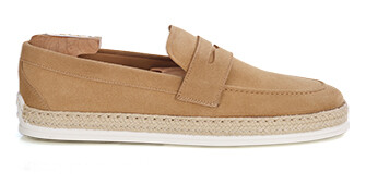 Mocassin Homme en Velours Camel - MUNTIRI