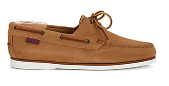 Chaussures bateau homme - Nubuck Camel - TRAWLER