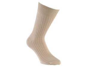 Chaussettes ville homme fil d’Écosse Beige