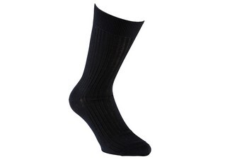 Chaussettes ville homme fil d’Écosse Marine