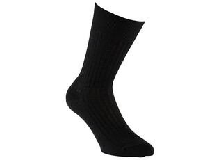 Chaussettes ville homme fil d’Écosse Noir