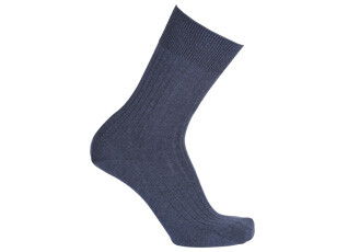 Chaussettes ville homme fil d’Ecosse Bleu Chiné