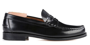 Mocassin homme cuir Noir - YALE