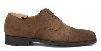 Derbies homme Velours Havane semelle gomme - MAYFAIR CLASSIC GOMME CITY
