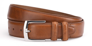 Ceinture luxe homme Gold Patiné - WESTGATE SILVER