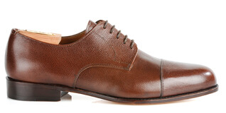 Derbies homme Châtaigne Grainé semelle cuir - MAYFAIR CLASSIC