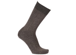 Chaussettes homme épaisses coton Chocolat Chiné