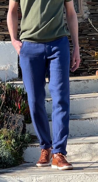 Pantalon chino homme Bleu Indigo - KYLSON