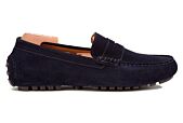 Mocassin été Homme - Velours Marine - FERGUSON