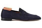 Mocassin homme Velours Bleu Marine - BRIONE