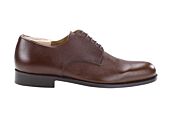 Derbies homme Châtaigne grainé semelle cuir - DOVER
