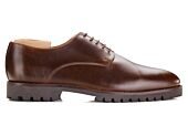 Derbies homme Chocolat semelle gomme crantée - BUSHEY GOMME