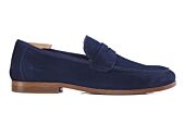 Mocassin homme cuir Velours Marine - DERVIO