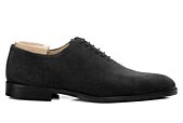 Richelieu Velours Noir semelle gomme - PETER GOMME VILLE