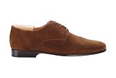 Derbies homme Velours Havane semelle cuir - BISHTON
